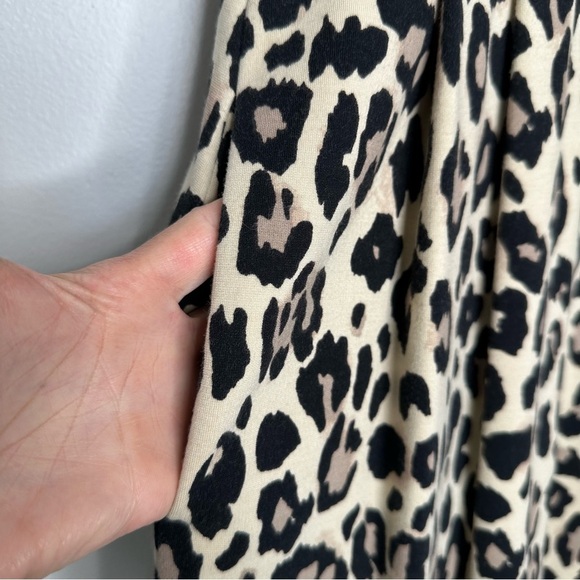 Kate Spade Leopard Print Mini Dress Ponte Knit Size 4 - Picture 4 of 12